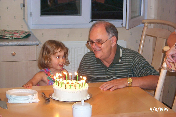 Me and Mr Ron on his birthday