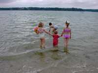 You just can't keep Leticia out of the water