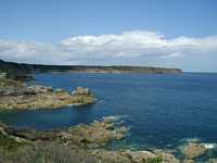 The coastline looking towards the Cap Frhel Lighthouse