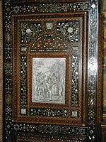 Intricate inlaid woodwork