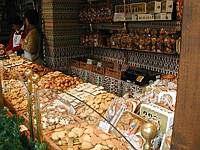 A small selection of Christmas cookies at one of the many stands