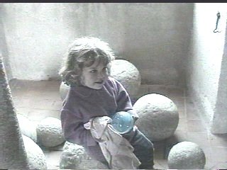 They make a good chair now, but were designed to be dropped on attacker's heads