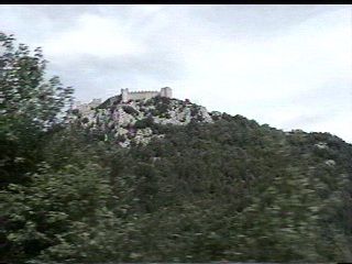Our first view of Puilaurens