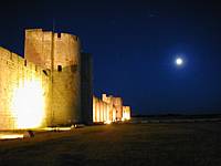 The walls at night
