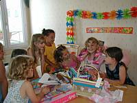Matching Barbies--What great earrings!
