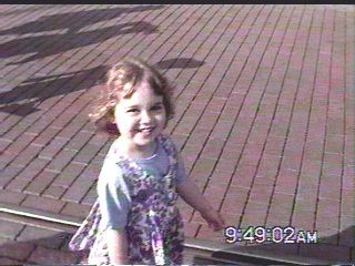 The excitement of the walk into the park