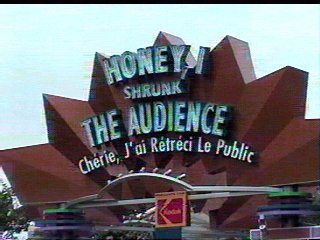 A whole auditorium is a 3D simulator (yes, you wear the glasses, er, safety gear.)