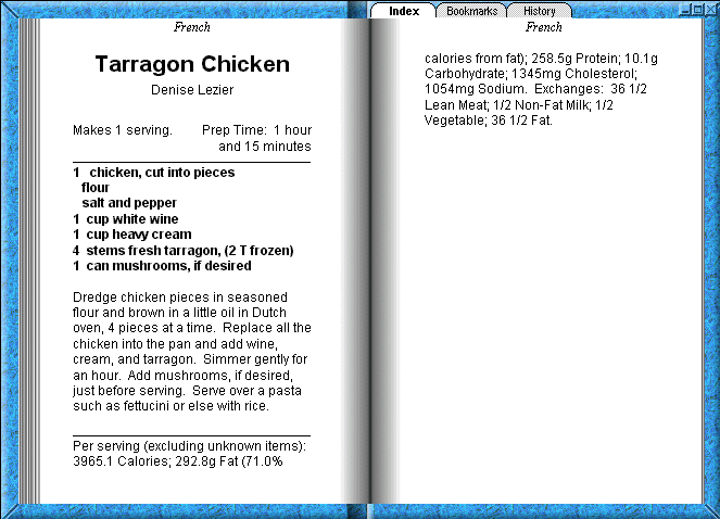 Chicken with Taragon