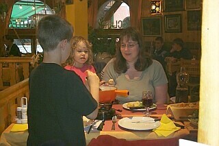 Hot fondue on a cold day--it doesn't get much better than this!