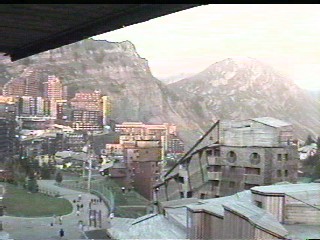 But the buildings do follow the shape and color of the land