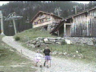 Together after a break for ice cream