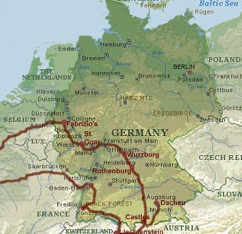 Point at our route to see a preview of what we saw then click to go there