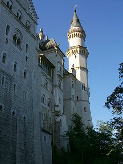It was designed to have the 'long, tall, skinny' look of buildings in medieval tapestries--as was Walt Disney's Sleeping Beauty