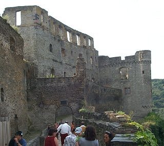 The path to the cental keep