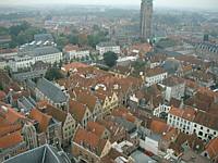 Looking down from the bell tower