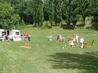 Neat games for the children--with teens helping out ALL afternoon!  What a treat for everyone.