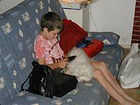 Gameboy was the international language of the week.  Lots of trading went on.