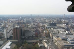 The modern city of Cologne