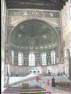 How did they get the mosaics up so high?