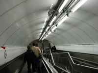 Dropping down into the London Underground