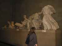 Looking in wonder at the details