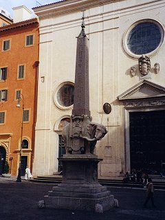 Another Bernini sculpture.  The children loved the elephant