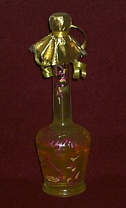 A homemade bottle of our favorite Italian drink:  Limoncello