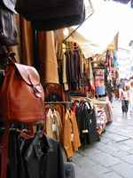 If you want fine Italian leather, Florence is the place to get it.  All the great marques have their factories here and the market is immense