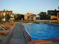 Our house is there in the center giving easy access to the pool