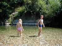 Taking time adjusting to the cool water