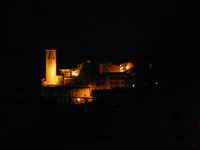 The skyline at night