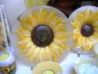 The carvings can also be painted to provide additional style