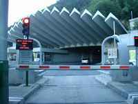 Waiting our turn to enter the tunnel